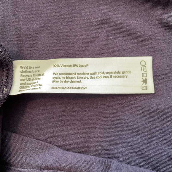 NWT ❤️Eileen Fisher❤️ Ballet sleeveless shift dress - navy size XL - Picture 8 of 14